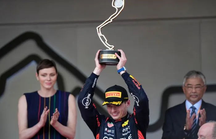 Max Verstappen luego de ganar el GP de Mónaco