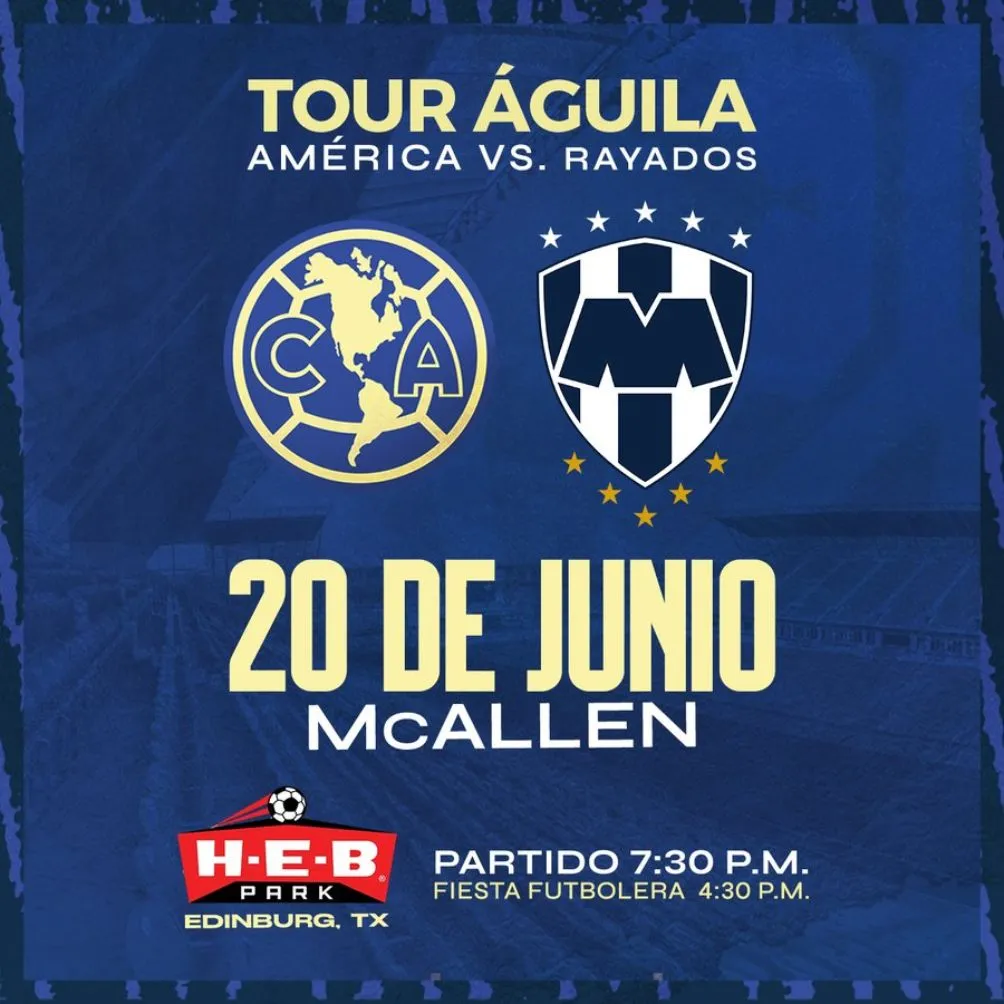 TW | @CLUBAMERICA El duelo amistoso será en McAllen