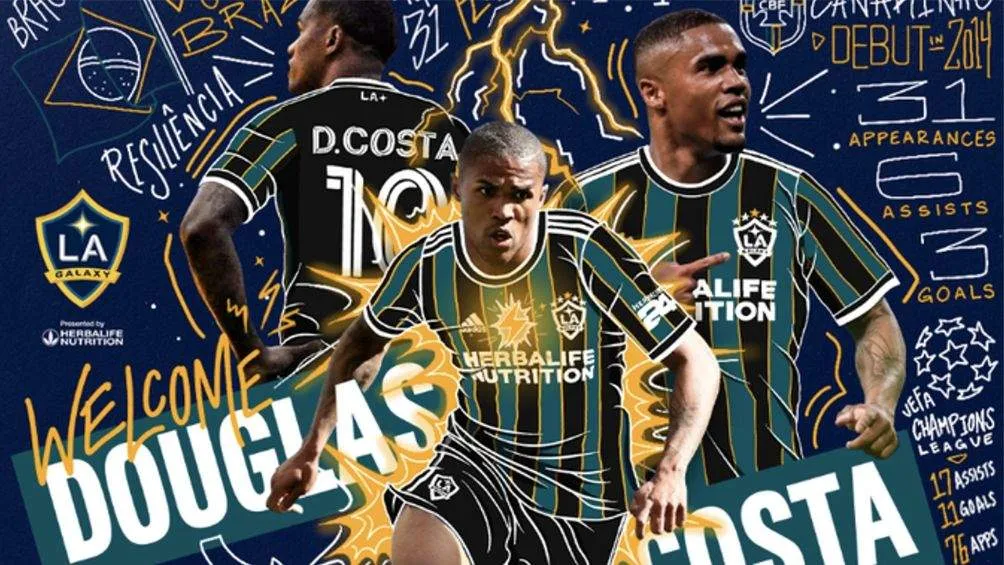 Así fue la presentación de Costa en el LA Galaxy
