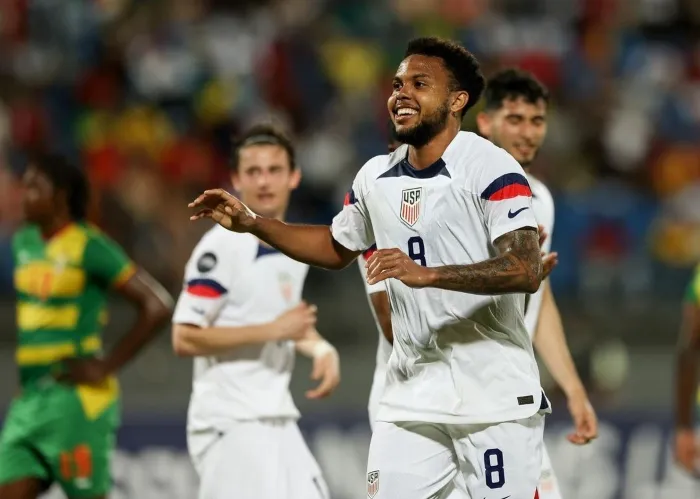 INSTAGRAM @west.mckennie Weston McKennie durante un partido con Estados Unidos