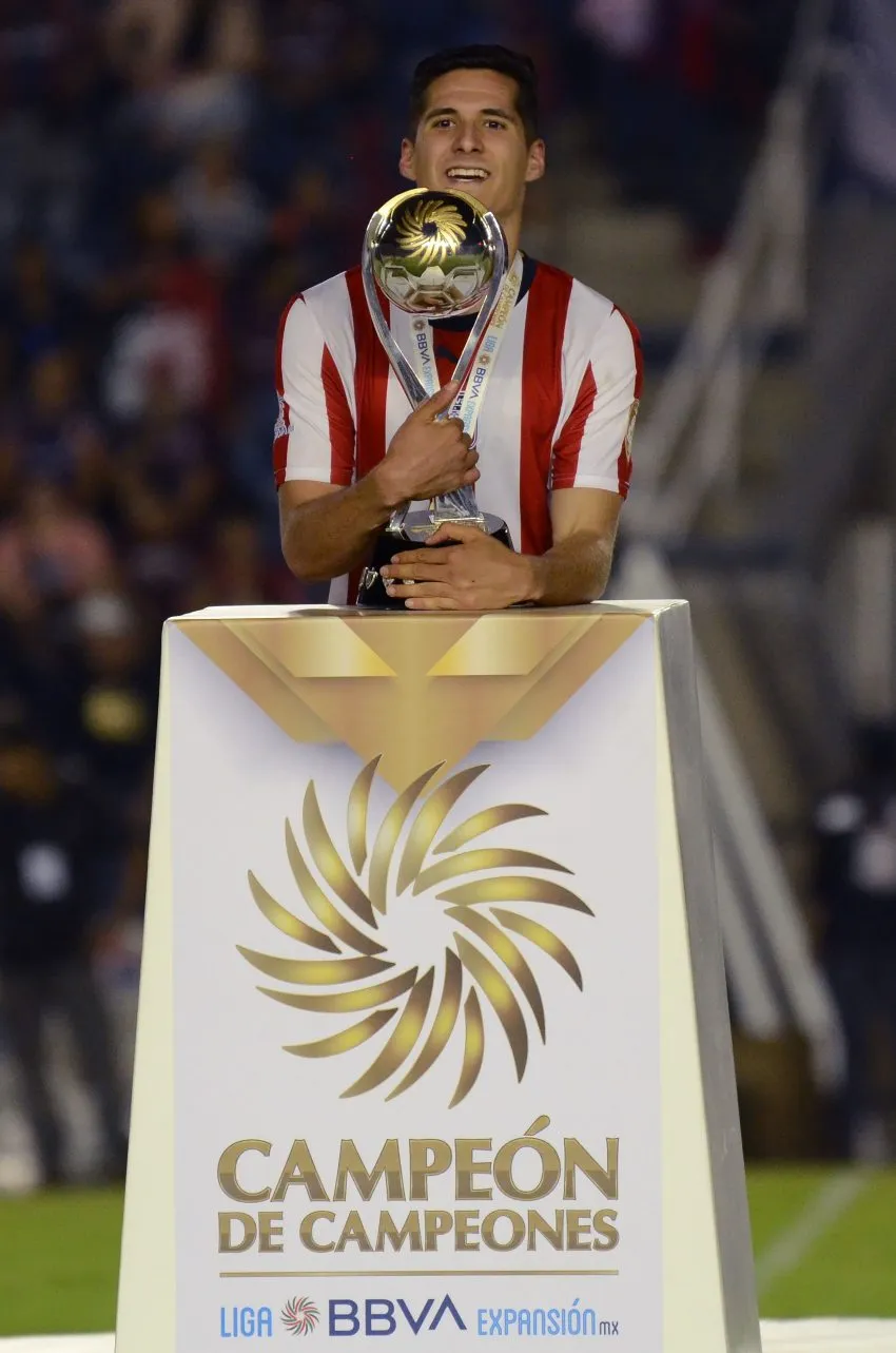 Tepa González celebrando el título de Tapatío