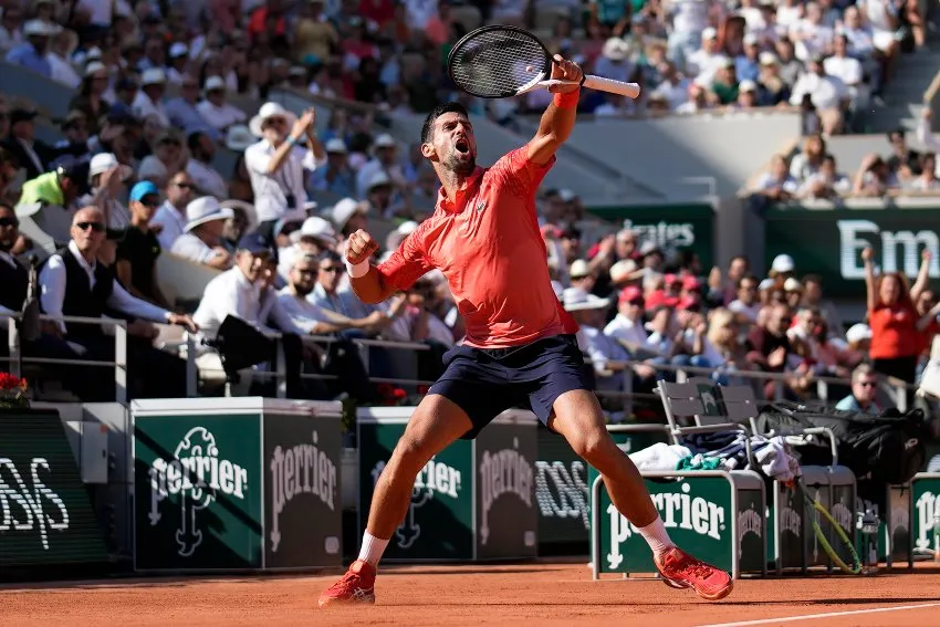 Nole, favorito al título en Roland Garros