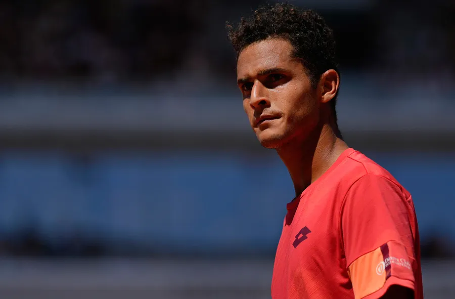 Juan Pablo Varillas tras perder ante el serbio