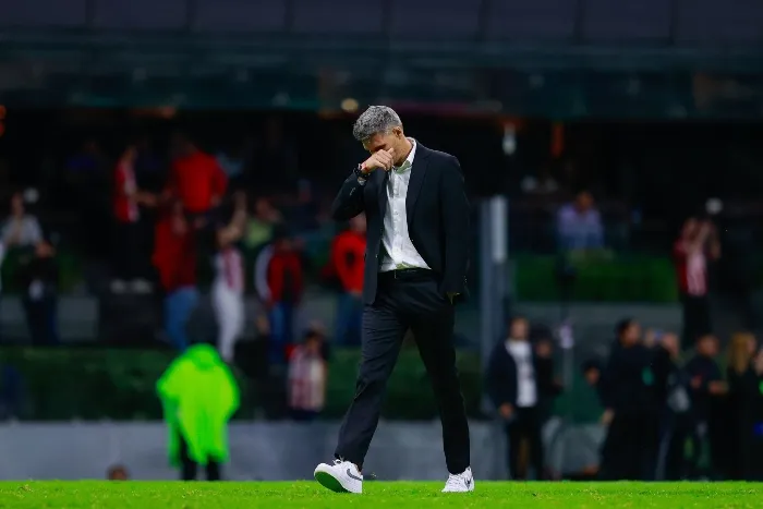 Fernando Ortiz al finalizar el partido de Vuelta de las Semifinales