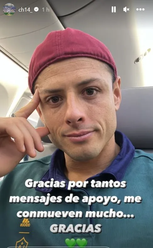 Chicharito mandó un mensaje tras su lesión