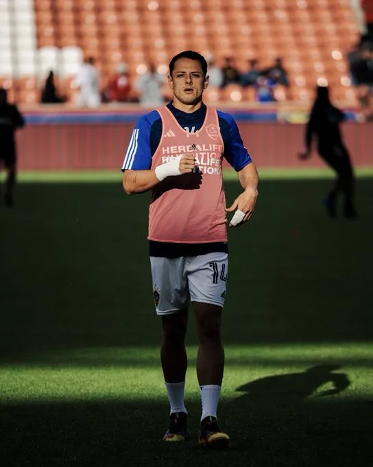 Chicharito previo al partido del Real Salt Lake