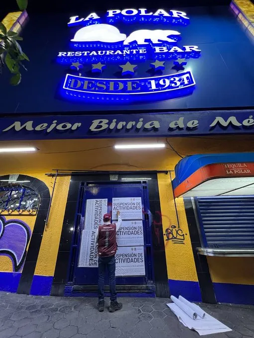 El Restaurante La Polar fue clausurado