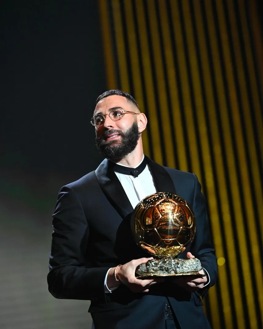 Benzema, actual Balón de Oro en varonil