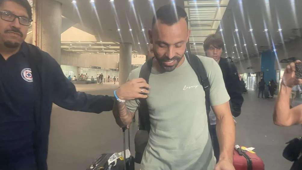 Vieira en su llegada a nuestro país