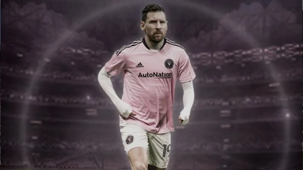 Messi con la indumentaria del Inter Miami