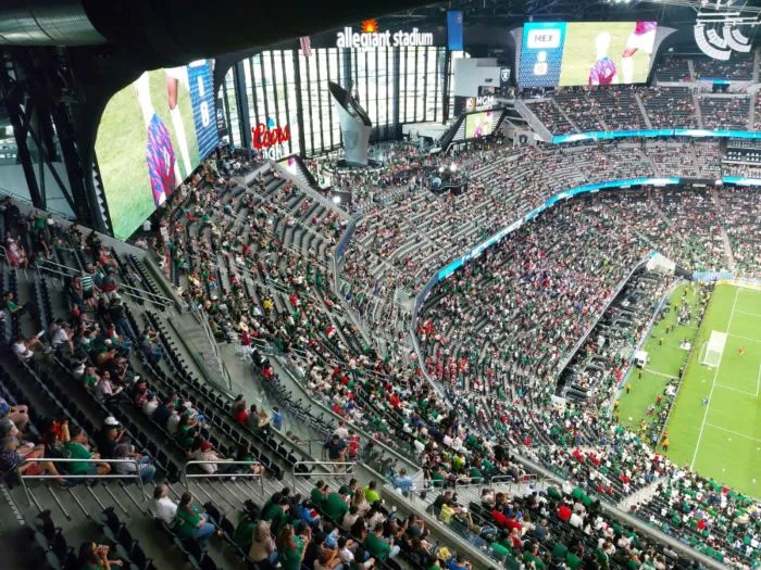 AGENCIA RÉCORD - VÍCTOR DÍAZ El Allegiant Stadium en el Estados Unidos vs México