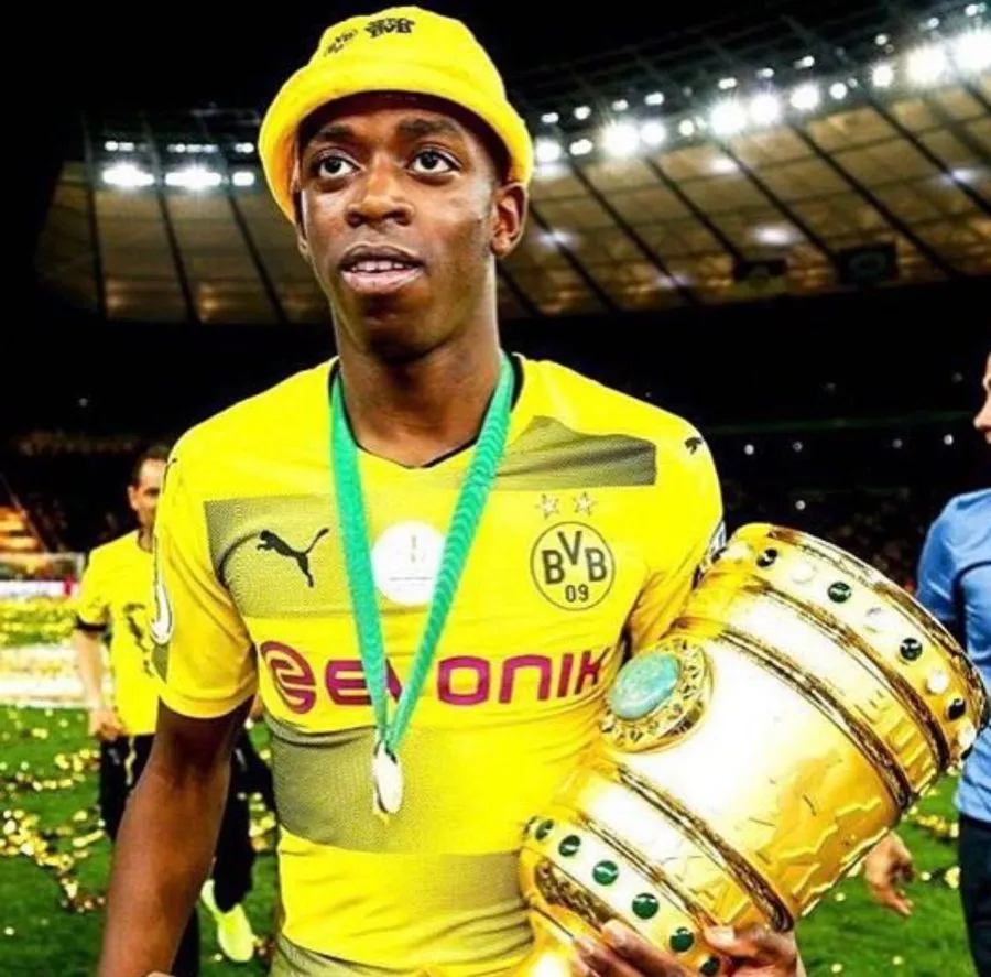Ousmane Dembélé con el Borussia Dortmund