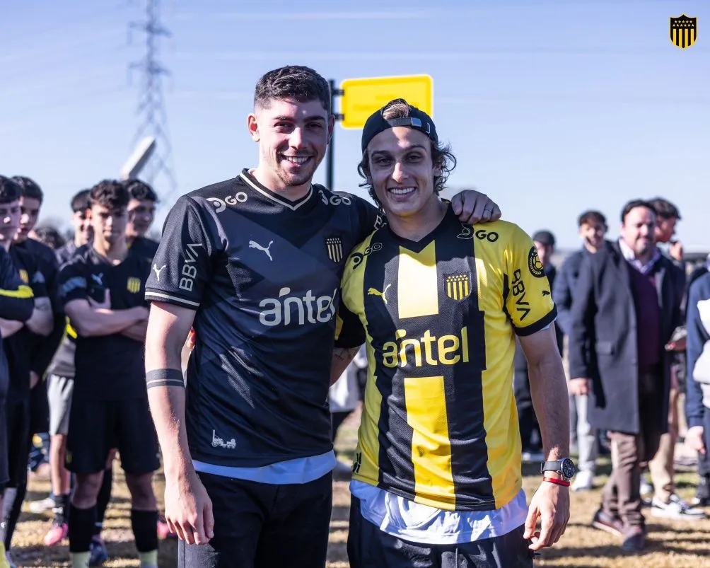 Valverde en la presentación de su cancha