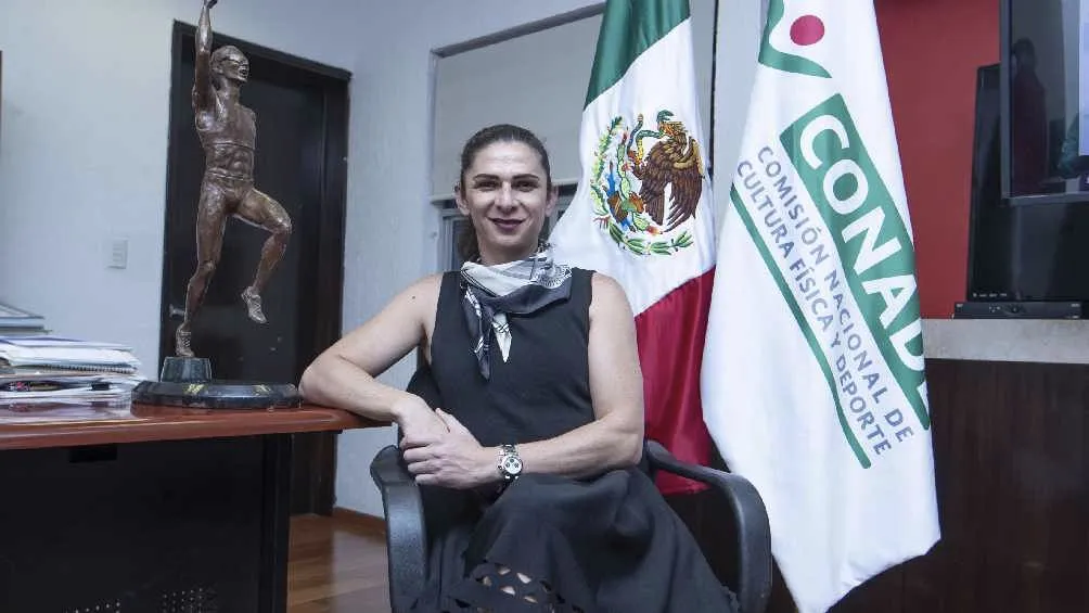 ARCHIVO RÉCORD Ana Guevara desmiente a los atletas de nado sincronizado