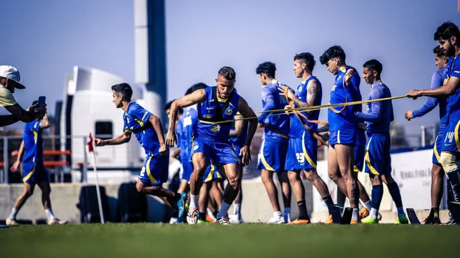 Jugadores del América en pretemporada