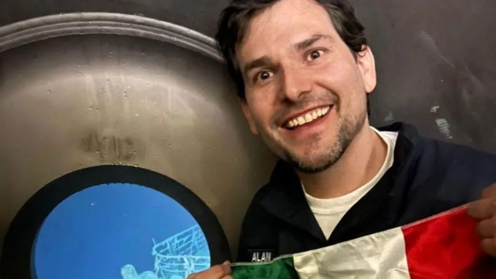 Alan mostró alguna imagen de su experiencia