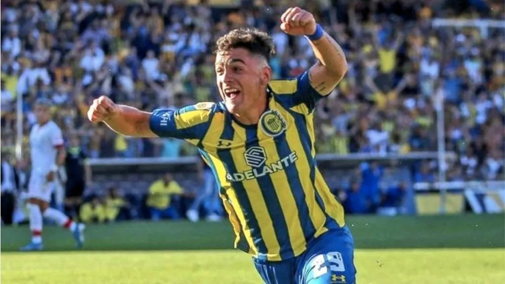 TWITTER @markcisneros23 Martínez Dupuy celebrando un gol con Rosario Central