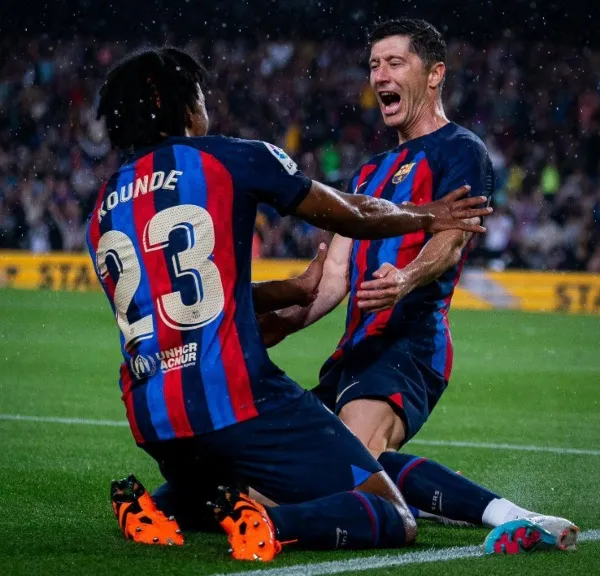 Instagram @_rl9 Lewandowski fue el máximo goleador de LaLiga