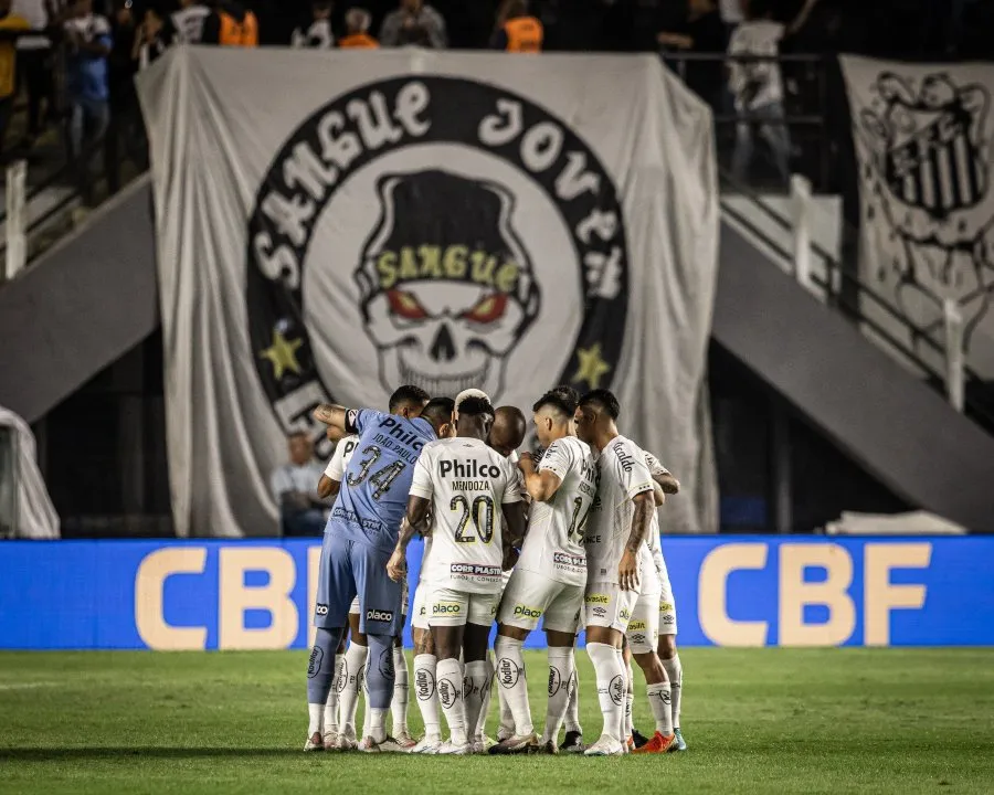 Jugadores del Santos después de un partido