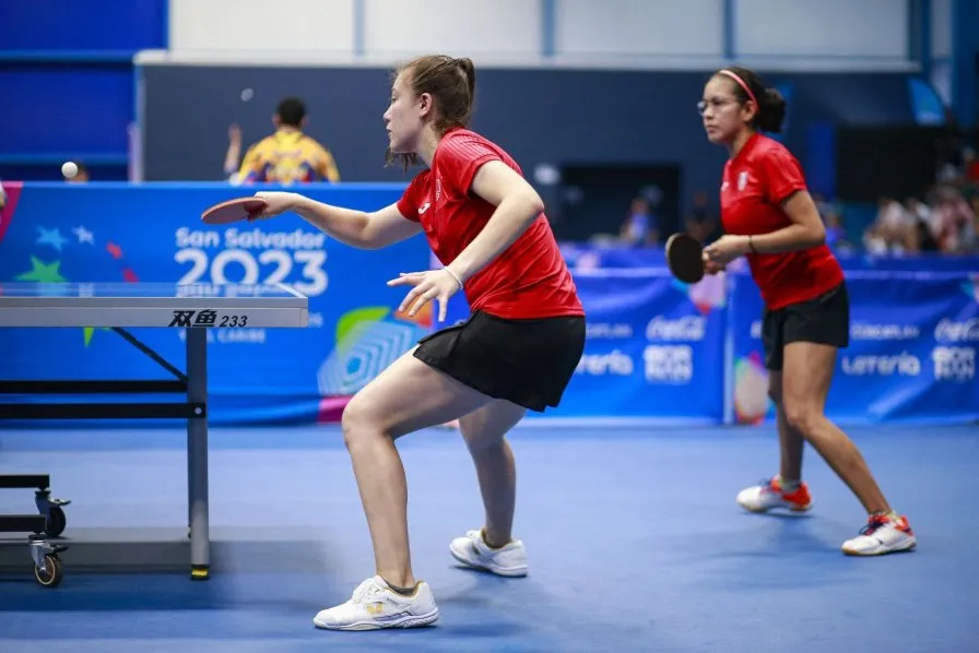 Clio Bárcenas y Arantxa Cossío en los Juegos Centroamericanos