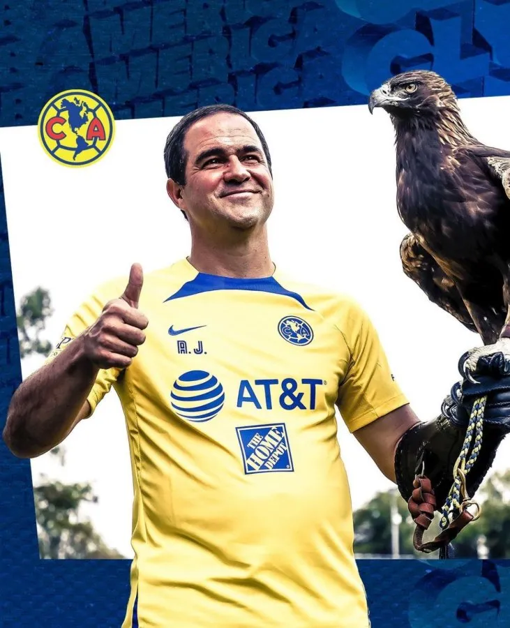 André Jardiné en su presentación con América