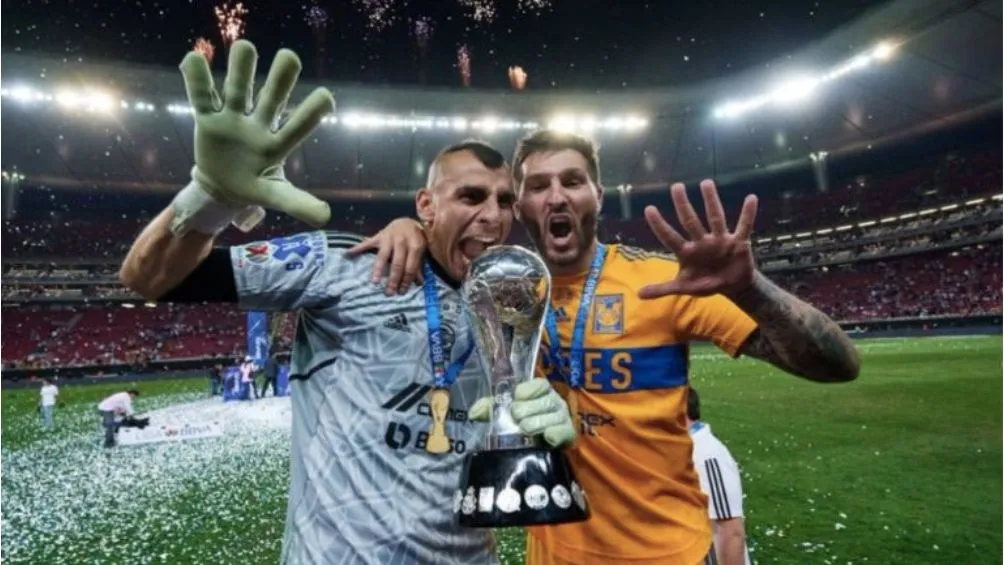 Gignac y Nahuel celebran el campeonato del Clausura 2023