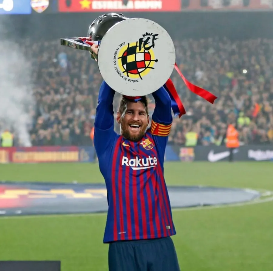 Leo Messi ganó 10 ligas de España