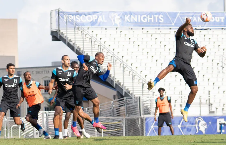 Entrenamiento de la Selección de Honduras