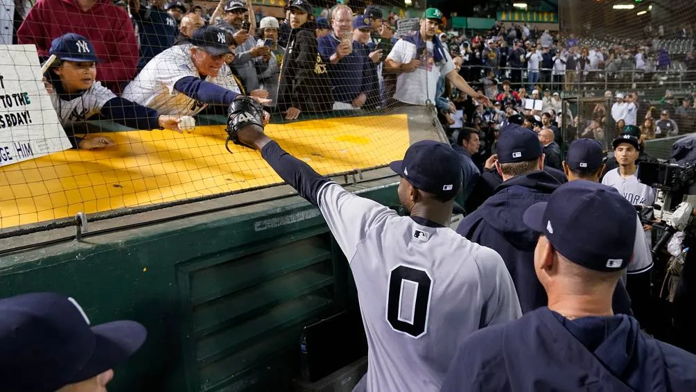 Domingo Germán fue ovacionado por la afición