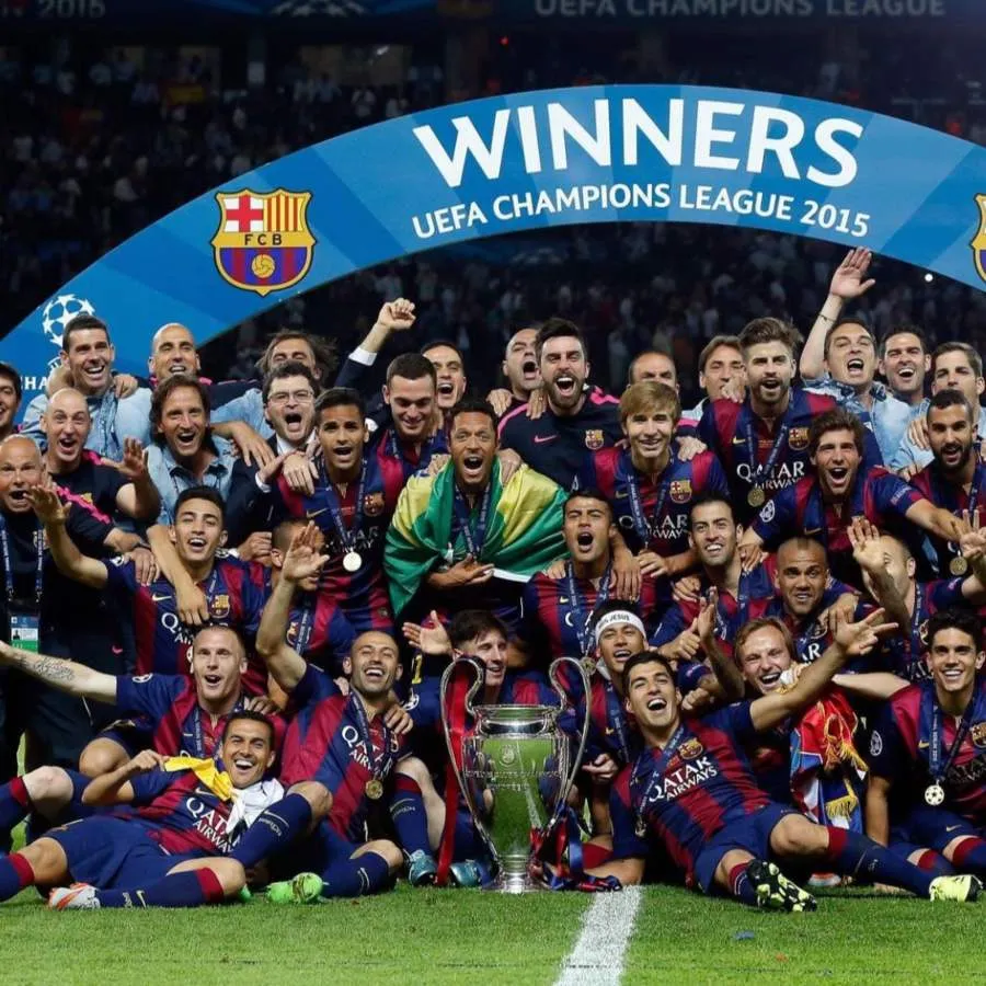 INSTAGRAM: @fcbarcelona El último título de Champions del Barca en la temporada 14-15