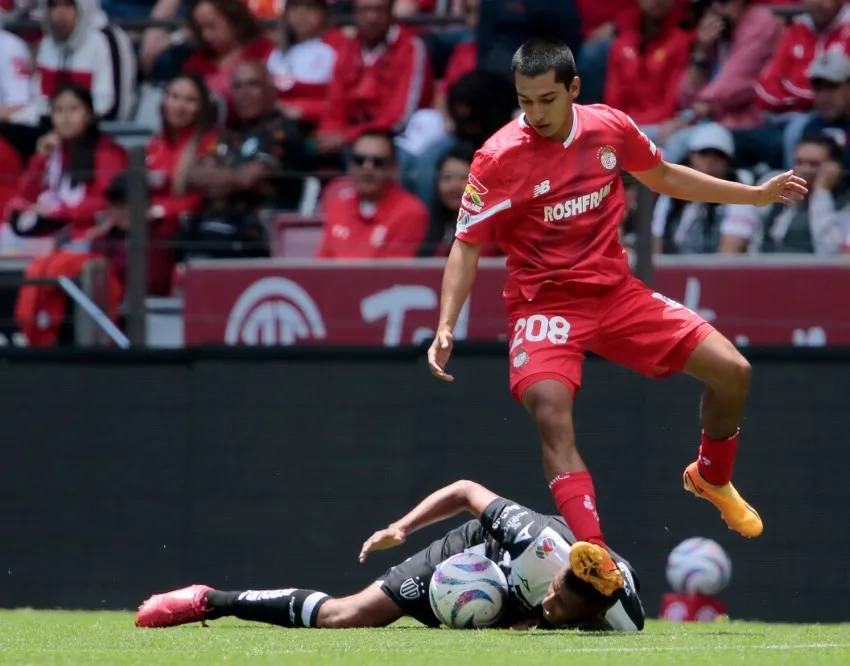 @TolucaFC Sait Gálvez en su debut con Toluca