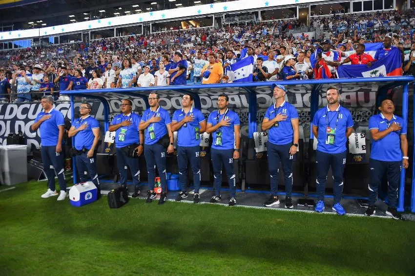 Cuerpo Técnico de Honduras en Copa Oro