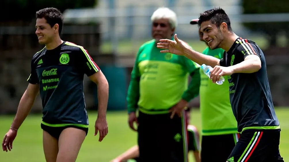 El golpe de 'Chicharito' fue de emoción