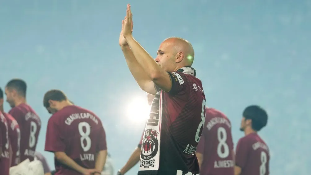 AP Iniesta terminó su contrato con el Vissel Kobe