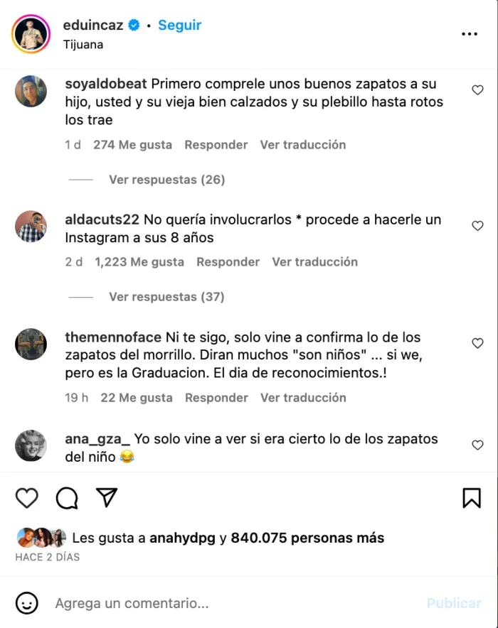 Usuarios tundieron al líder de Grupo Firme.
