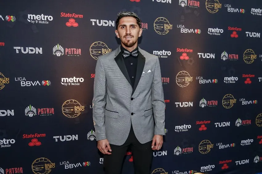 Valdés en la entrega del Balón de Oro de la Liga MX