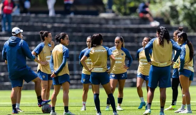 Instagram @pumasmxfemenil Entrenamiento de Pumas Femenil