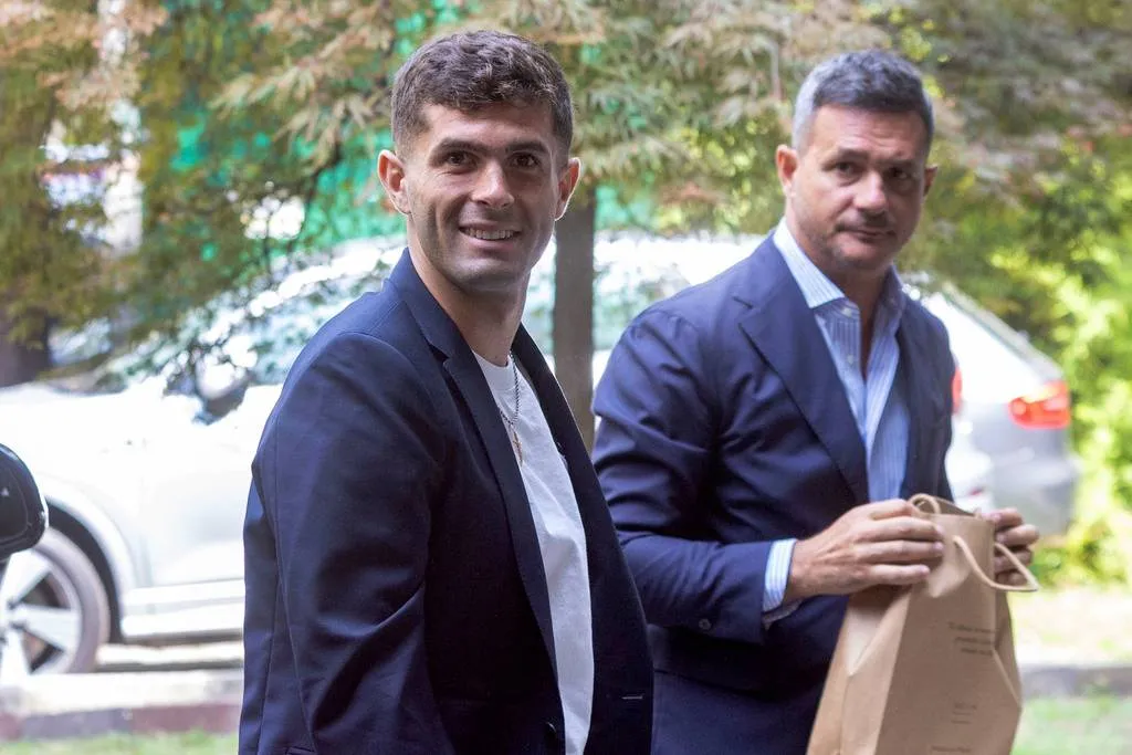 Christian Pulisic ya está en Italia