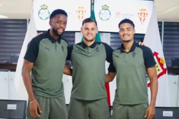 Jugadores del Sporting de Gijón