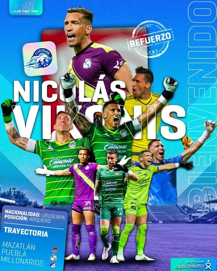 Nicolás Vikonis, nuevo portero del Celaya
