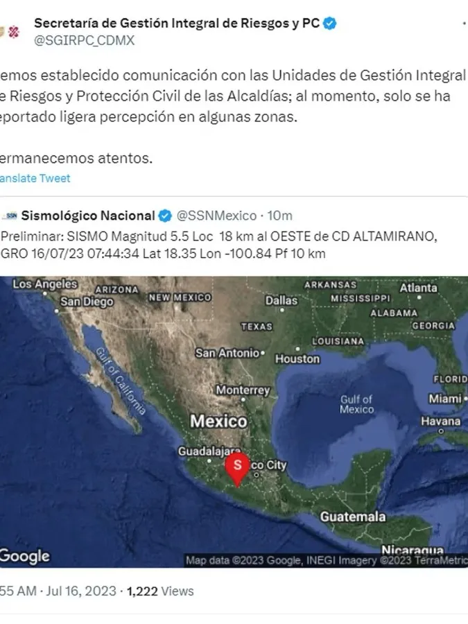 Información de la SGIRP