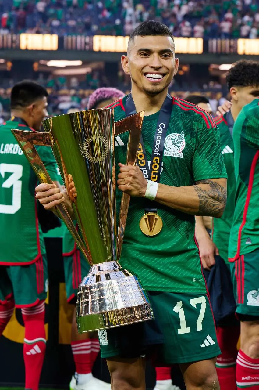 Orbelín tras ganar la Copa Oro con México