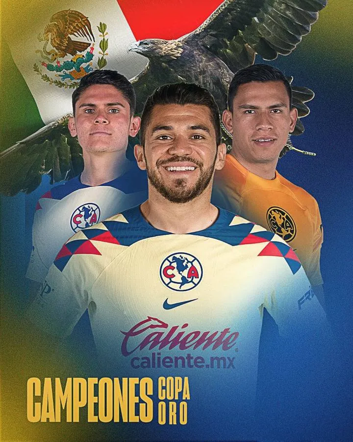 INSTAGRAM: @clubamerica Convocados del América, campeones de la Copa Oro con México