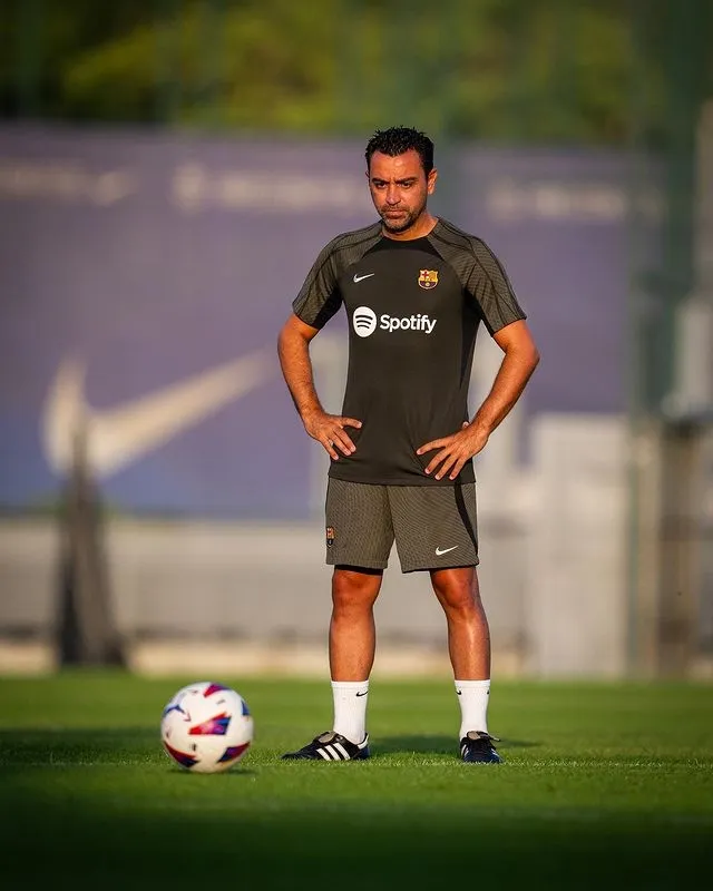 INSTAGRAM @fcbarcelona Xavi Hernández como entrenador del FC Barcelona