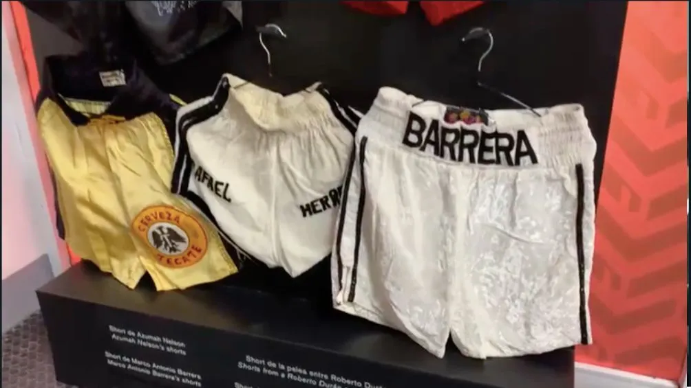 Los pantaloncillos de leyendas del boxeo