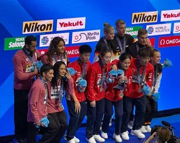 México quedó en el segundo lugar en saltos mixtos por equipos