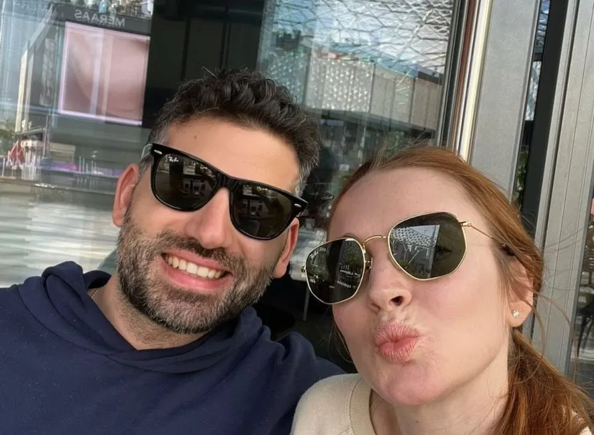 INSTAGRAM: @lindsaylohan Lindsay Lohan y Bader Shamma se casaron en julio de 2022.