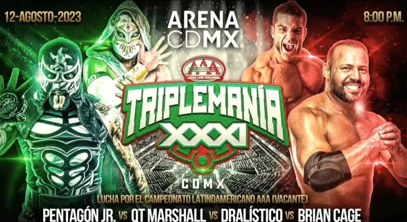 Cartelera de Triplemanía XXXI CDMX