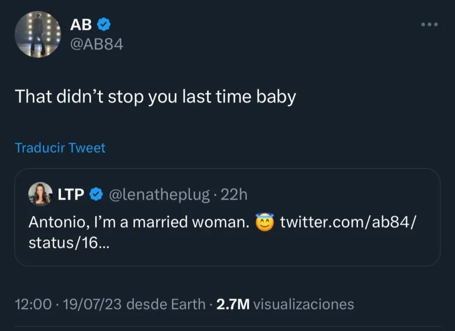 Plática entre Lena y Antonio Brown