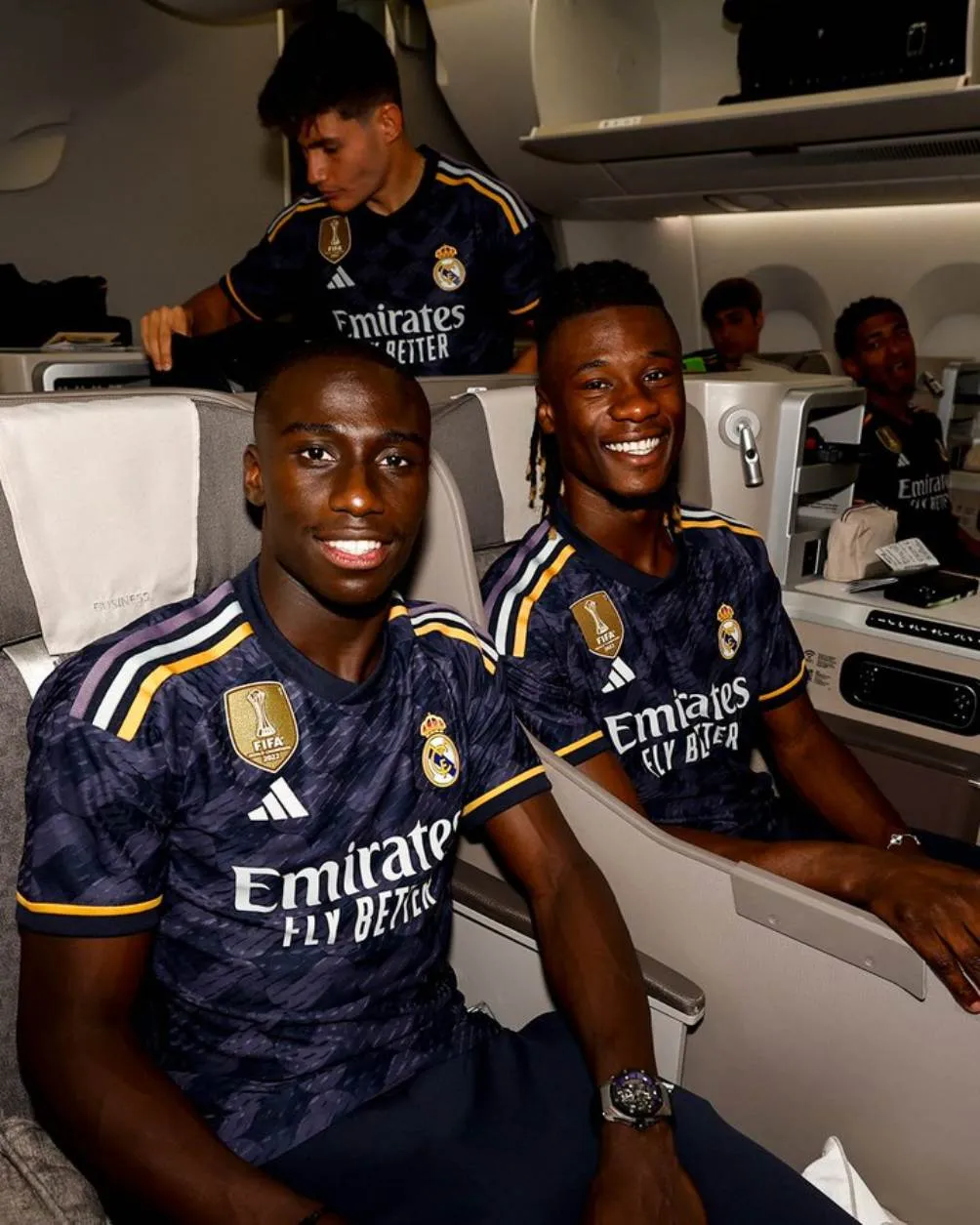 Los jugadores viajaron a Estados Unidos